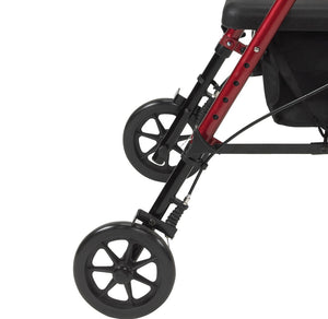 Drive Adjustable Seat Height Rollator - Wheels