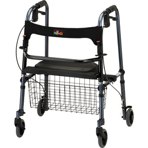 Cruiser De-Light Rolling Walker Without Wire Basket
