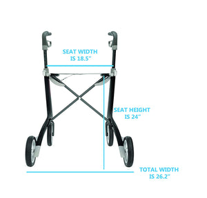 byACRE Carbon Ultralight Comfort Walker Rollator