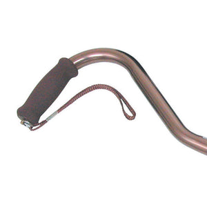 Mabis Deluxe Adjustable Offset Cane-Bronze