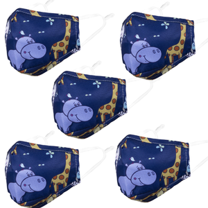 Children's Reusable Cloth Mask-Pink Bears