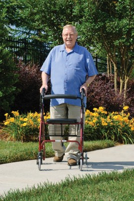 Lumex Walkabout Lite Rollator - Life Style