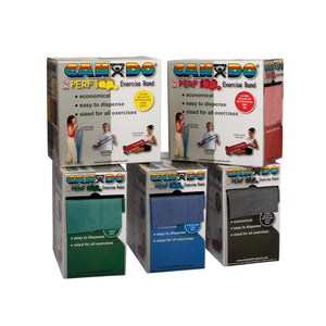 CanDo® Latex Free Exercise Band - 100 Yd. Perf-100™ Roll