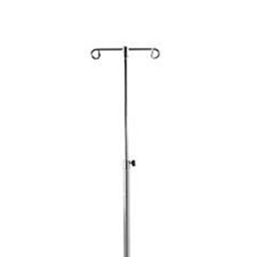 Invacare Wheelchair IV Pole with 2 Hooks - Special Order Item w/$15 Fee