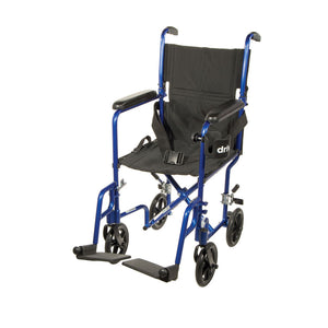 Drive Aluminum Transport Chair - Blue