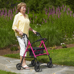 Drive Adjustable Seat Height Rollator - Life Style