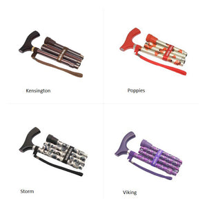 Switch Sticks®  Folding Walking Sticks-Engraved- Ruby