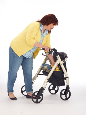 Comodita Spazio Extra Wide Heavy Duty Rolling Walker - Life Style