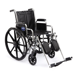Medline Black Excel 2000 Wheelchair-Removable Desk Length