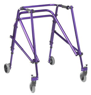 Drive Nimbo Rehab Lightweight Posterior Posture Walker with Seat - Purple, Medium