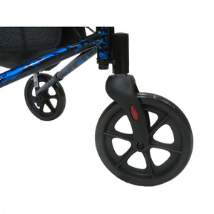 Drive Deluxe 3 Wheel Aluminum Rollator - Wheel