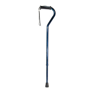 Drive Adjustable Offset Cane with Gel Grip-Red Crackle