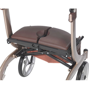 Drive Medical Nitro DLX Rollator, Firm Foam - Seat