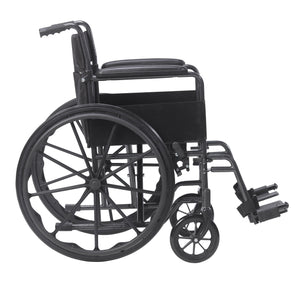 Drive 18" Sport Wheelchair with Fixed Armrests