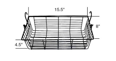 Drive 4 Wheel Rollators Replacement Basket (Model: 10257)