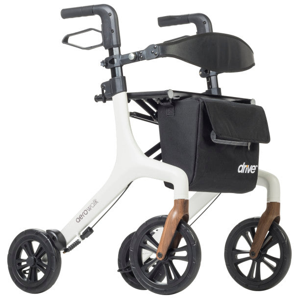 ローラー台 ホワイト/ブラック Amazon.com: Lumex Walkabout Contour Deluxe Rollator with