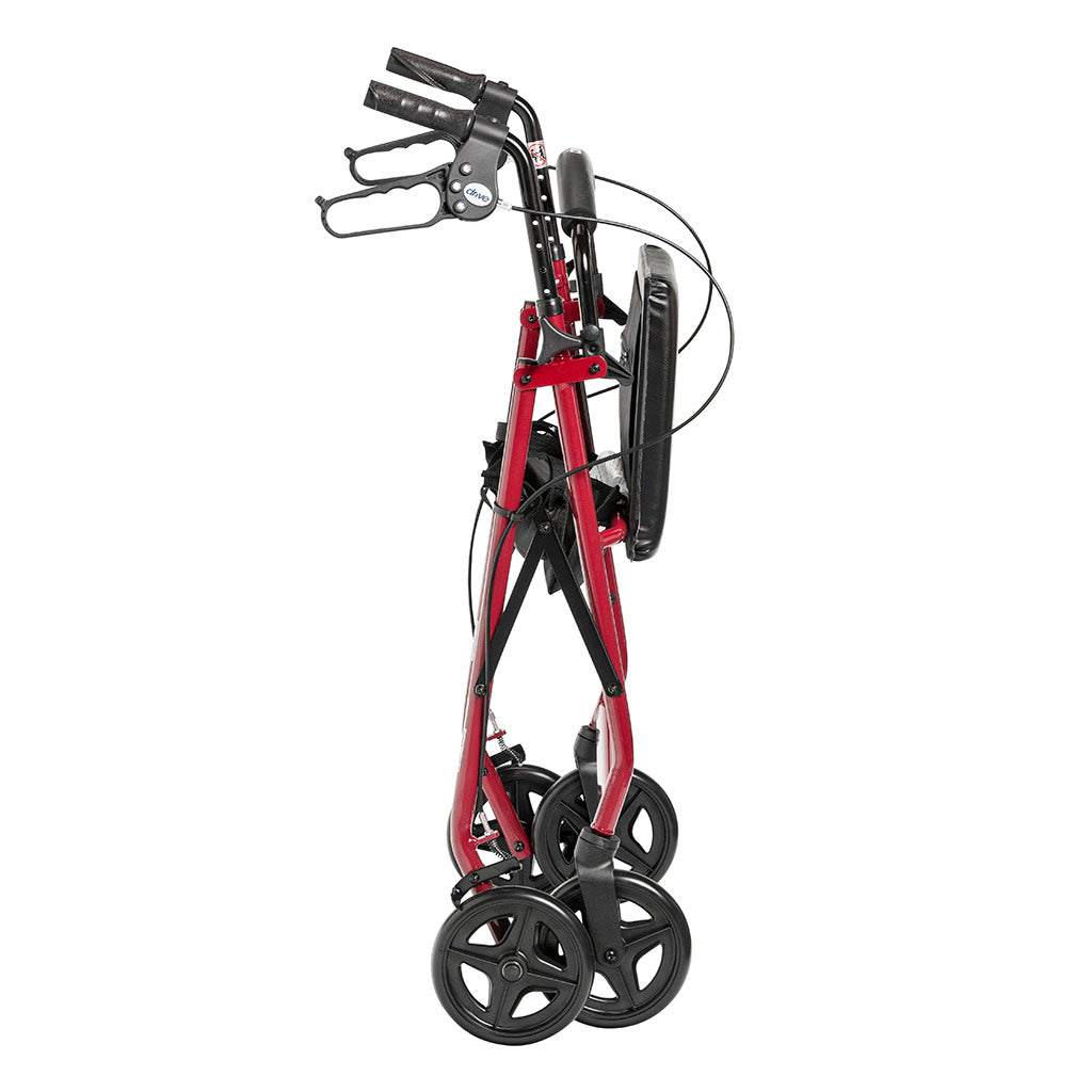 Drive Aluminum Rollator with Fold Up and Removable Back Support