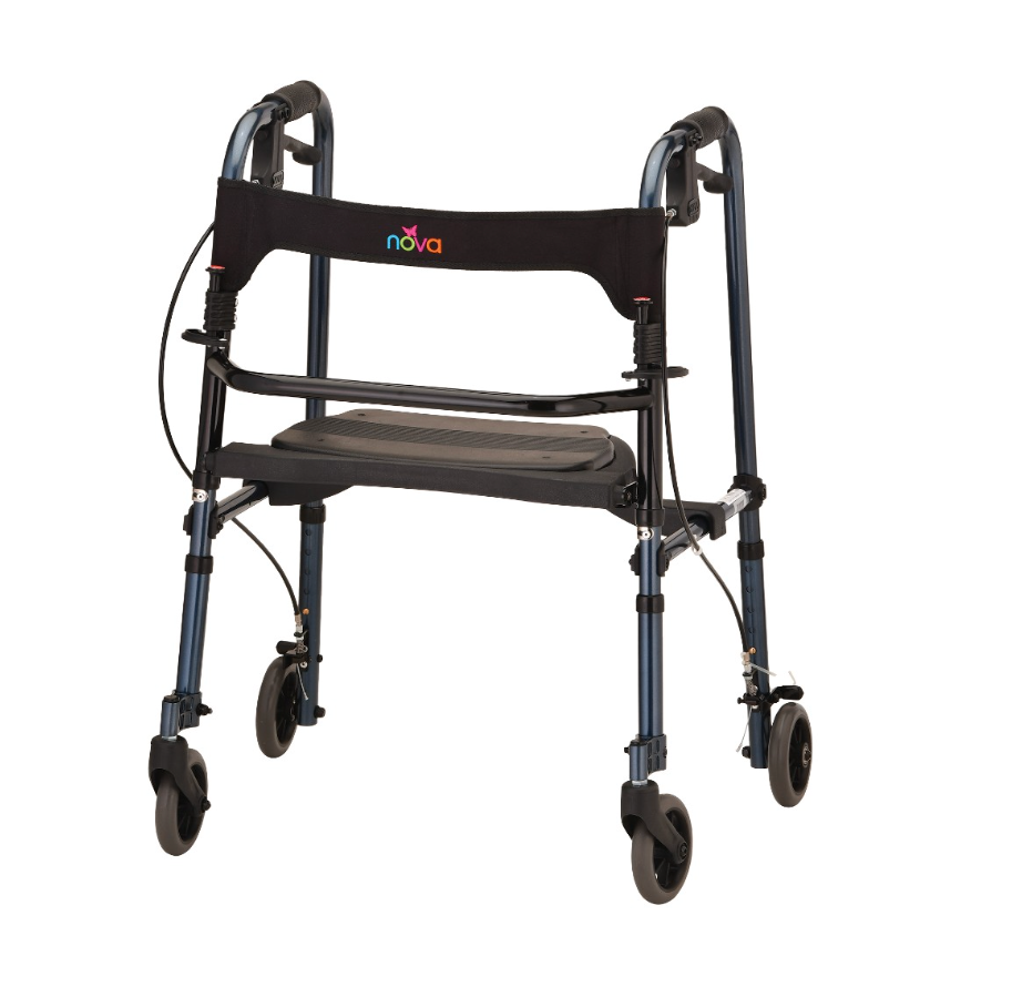 Cruiser De-Light Rolling Walker Without Wire Basket