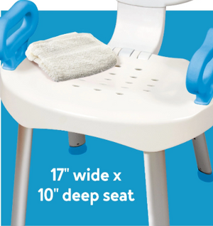 Carex E-Z Bath and Shower Chair with Handles