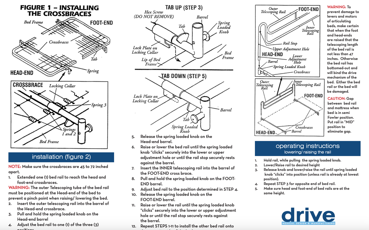 Standard Telescoping Full-Length Side Rail, Brown-Vein Finish