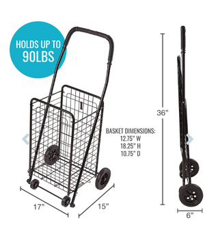 Duro-Med Folding Shopping Cart