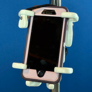 Open Faced Smart Phone Holder for Walkers and Rollators