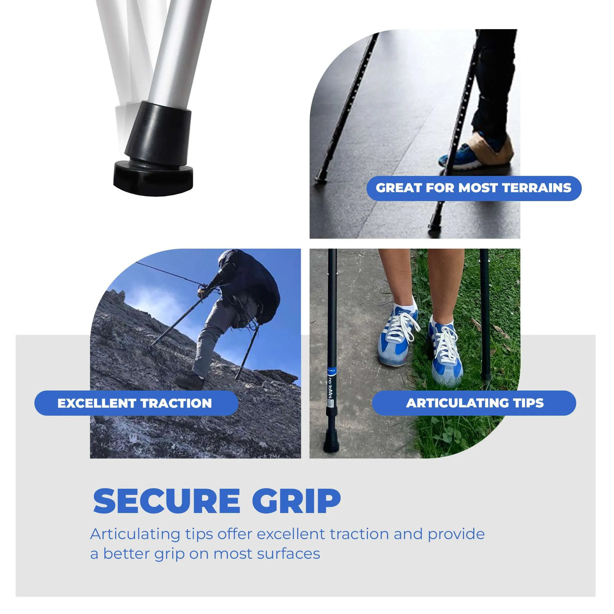 Millennial In-Motion Forearm Crutches, 1 Pair