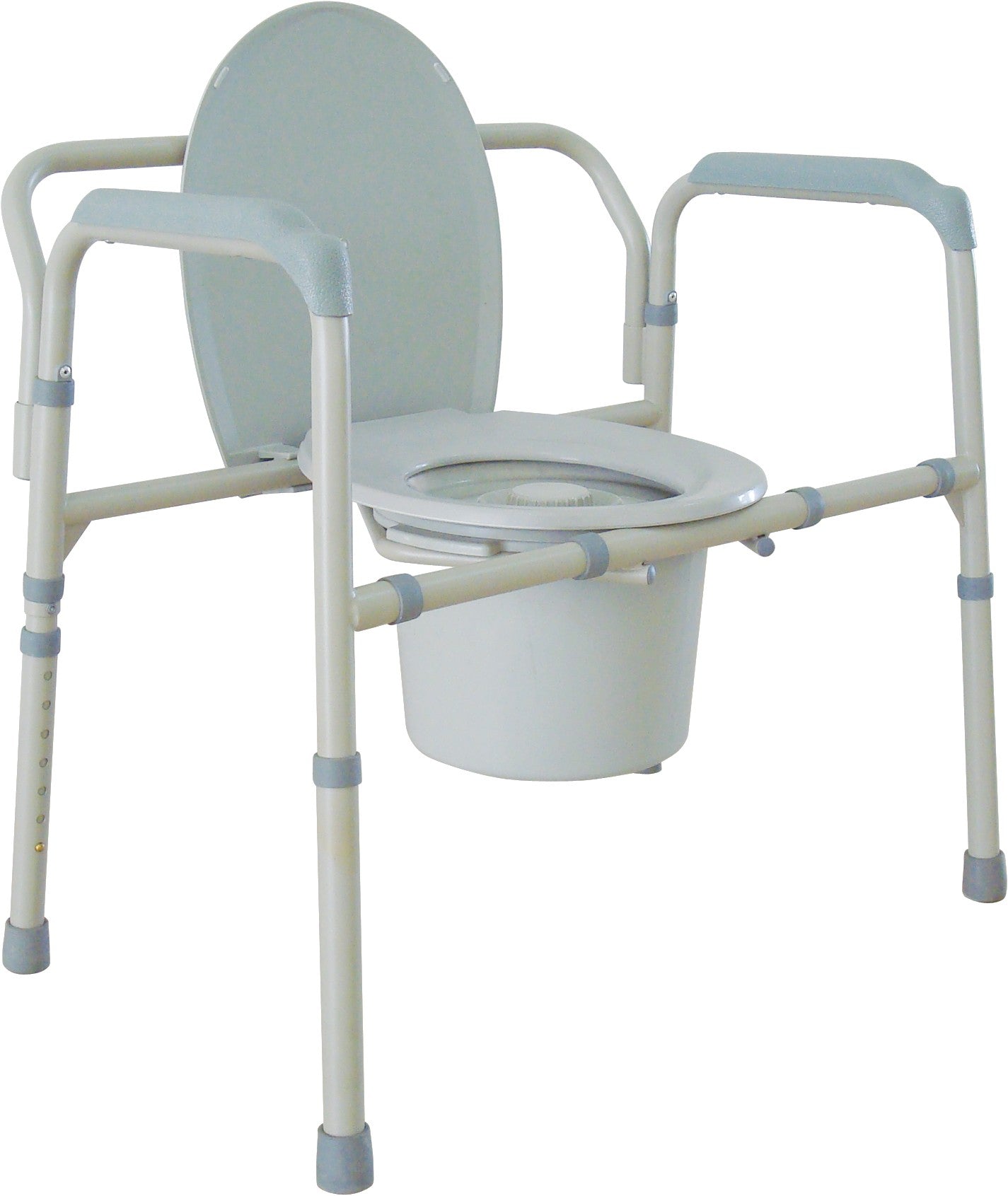 Drive Medical Commode Bucket with Metal Handle and Cover - Each