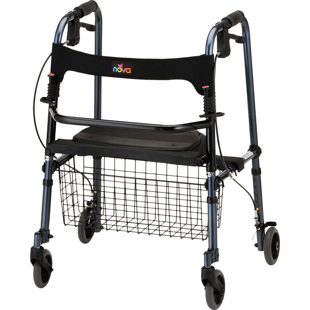 Cruiser De-Light Rolling Walker Without Wire Basket - Just