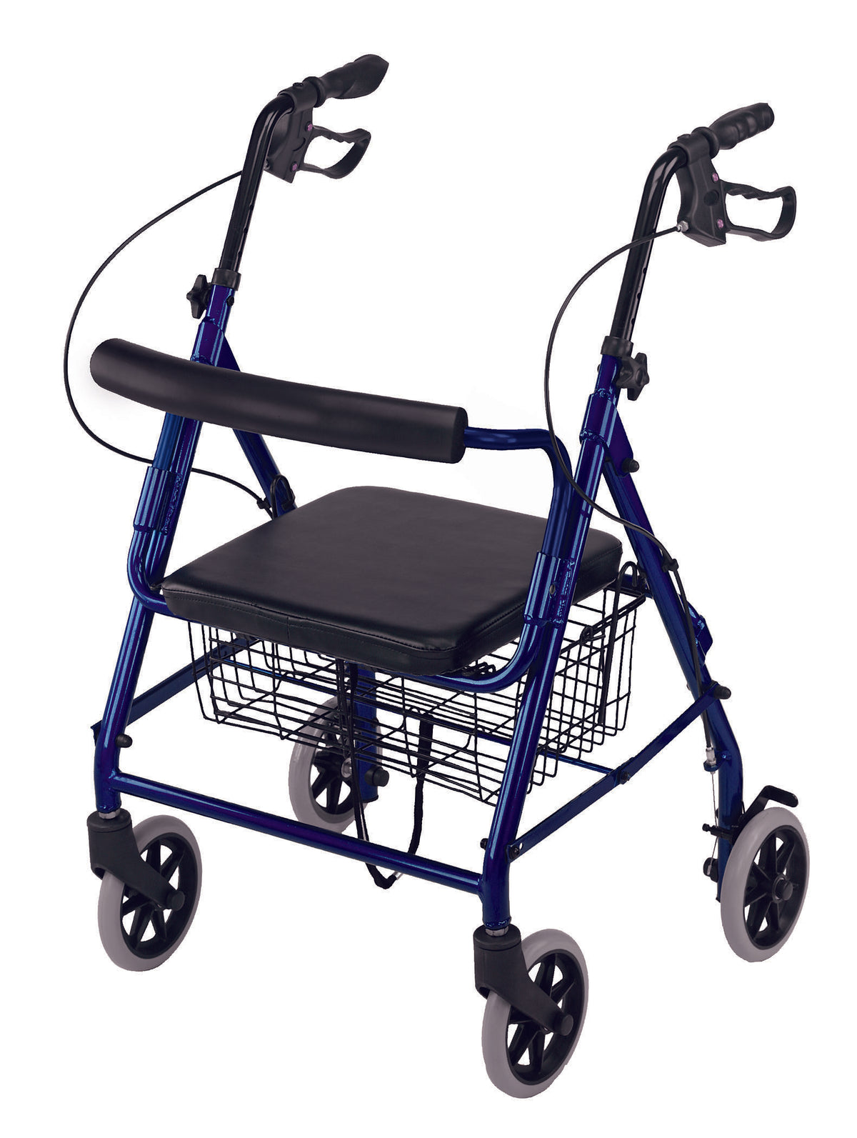 Mabis Ultra Lightweight Hemi Rollator-Titanium