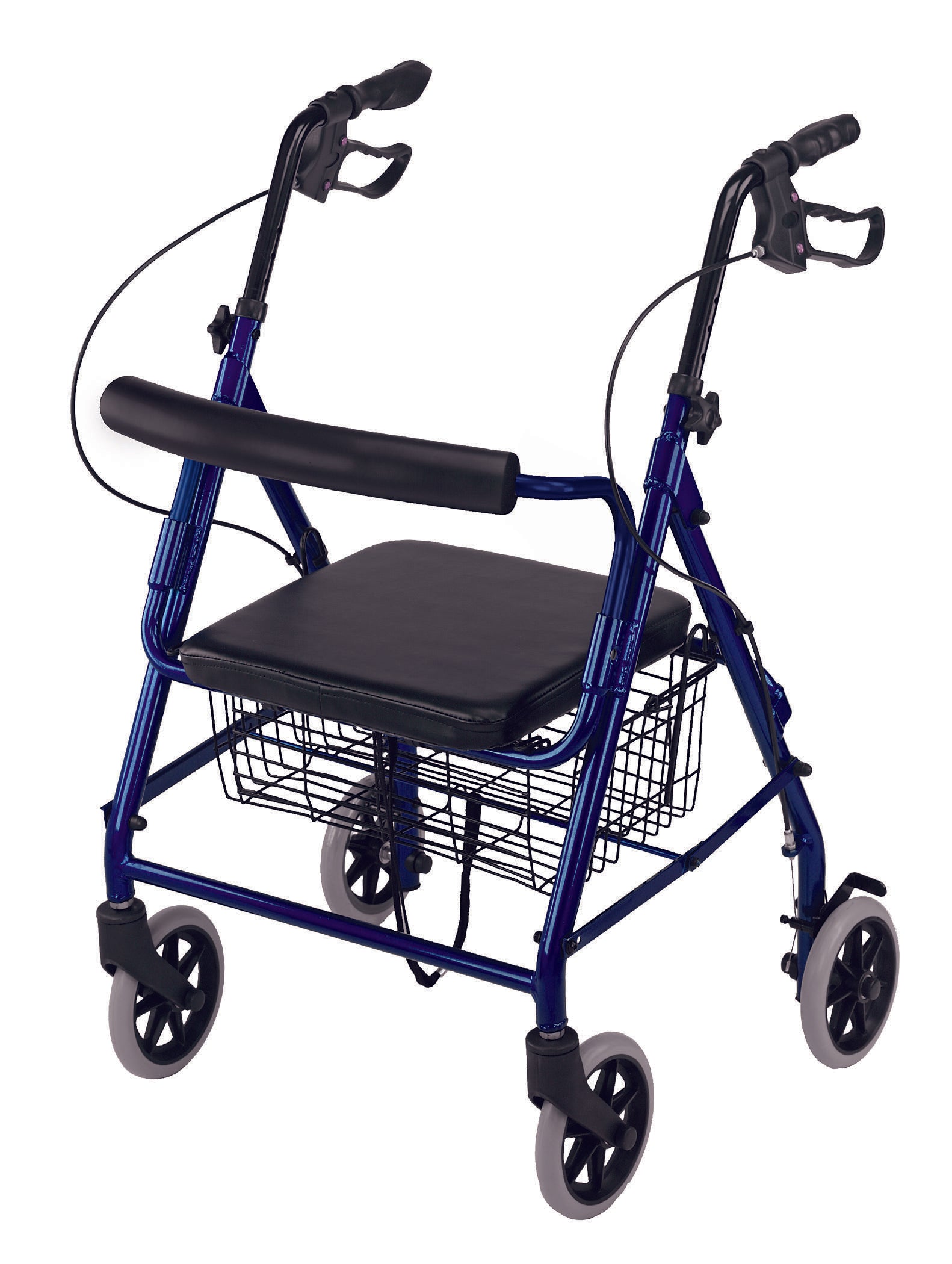 Mabis Ultra Lightweight Hemi Rollator-Titanium