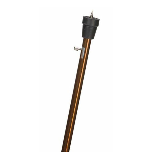 Retractable Ice Tip Cane, Standard Grip, Bronze