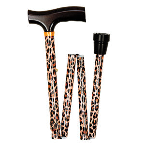 DMI® Designer Folding Cane-Zebra