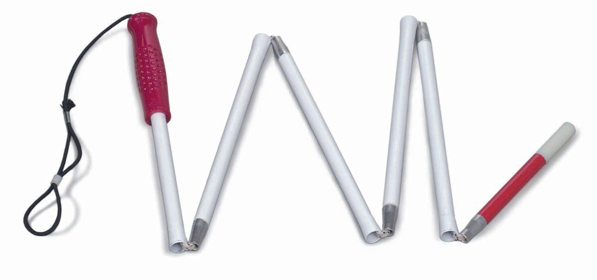 Mabis Folding Cane for Visually Impaired Just Walkers