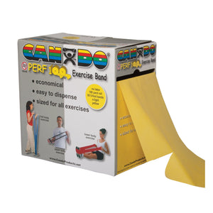CanDo® Latex Free Exercise Band - 100 Yd. Perf-100™ Roll