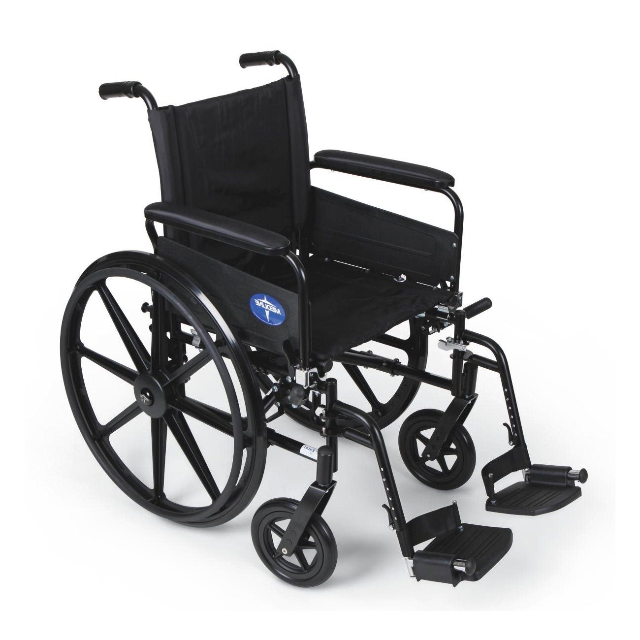 Medline 18" K-4 Wheelchair-Swing-Away Detachable Footrests