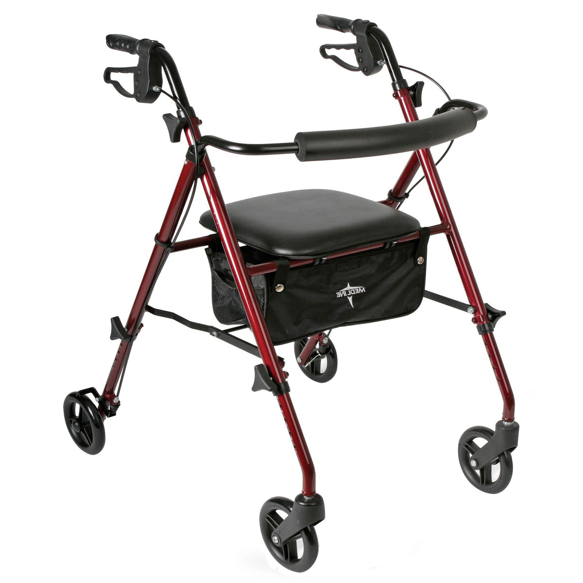 Medline Ultralight Freedom Rollator-Smoky Blue