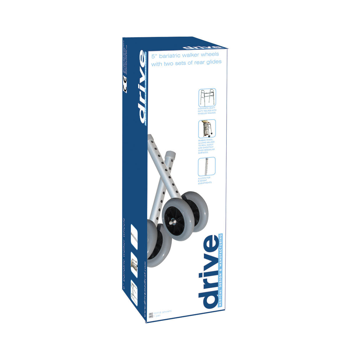 Drive Heavy Duty Bariatric Walker Wheels