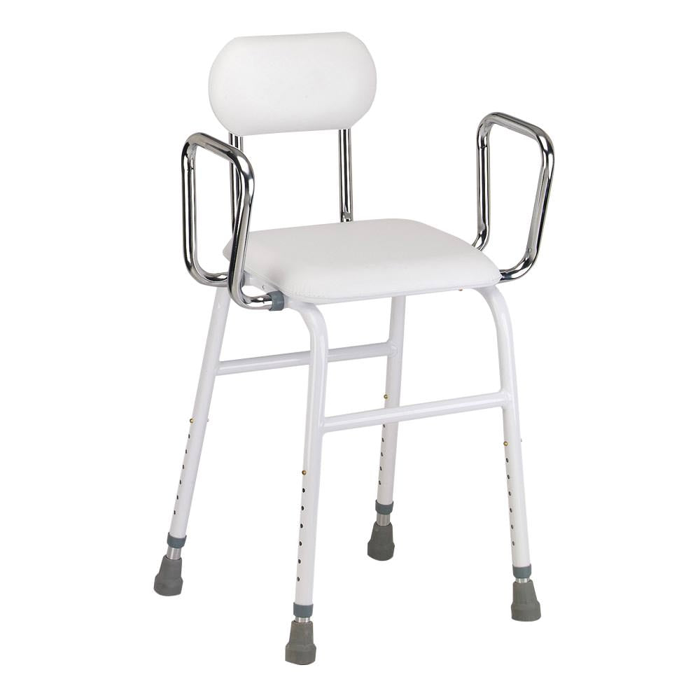 Adjustable kitchen discount chair with arms