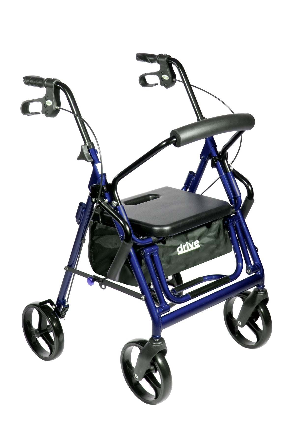 Drive Duet Rollator/Transport Chair - Blue