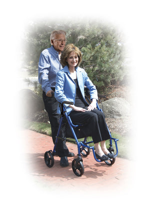 Drive Duet Rollator/Transport Chair - Life Style