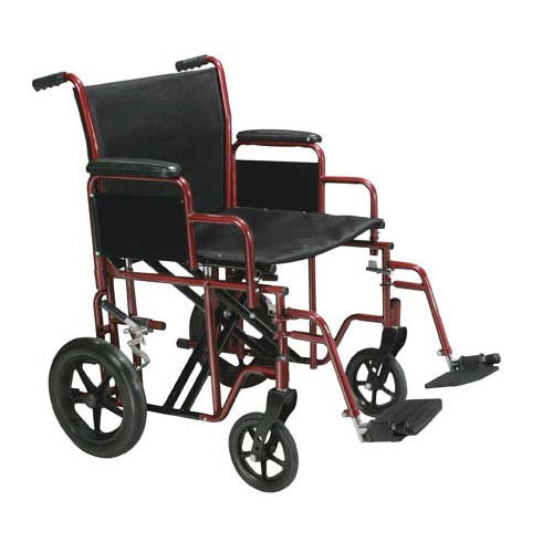 Drive Bariatric Heavy Duty Transport Wheelchair-Blue