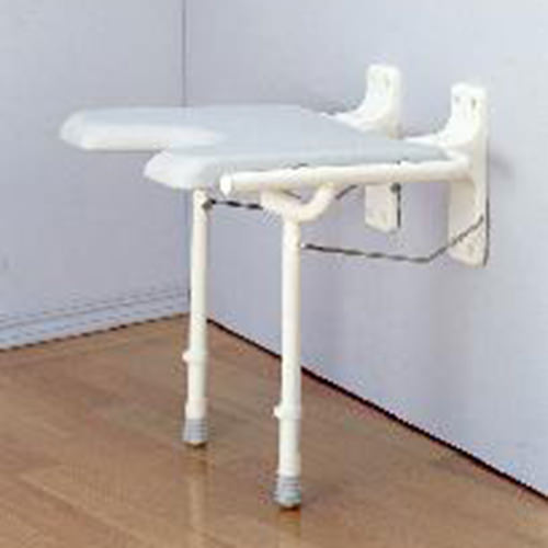 RV Folding Shower Seat Wall Mount Bathroom Tub Chair Medical Fold