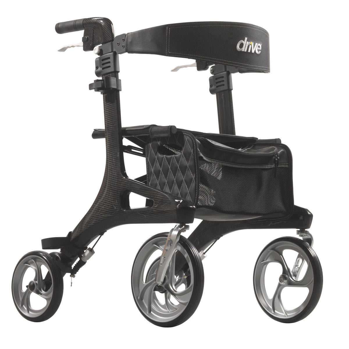 Drive Nitro 4 Wheel Rollator (Carbon Fiber)