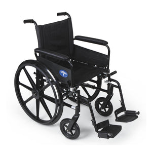 Medline 18" K-4 Wheelchair-Swing-Away Detachable Elevating Legrests