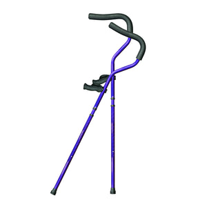 Millennial In-Motion Pro Crutches, 1 Pair - Blue