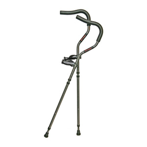 Millennial In-Motion Pro Crutches, 1 Pair - Grey