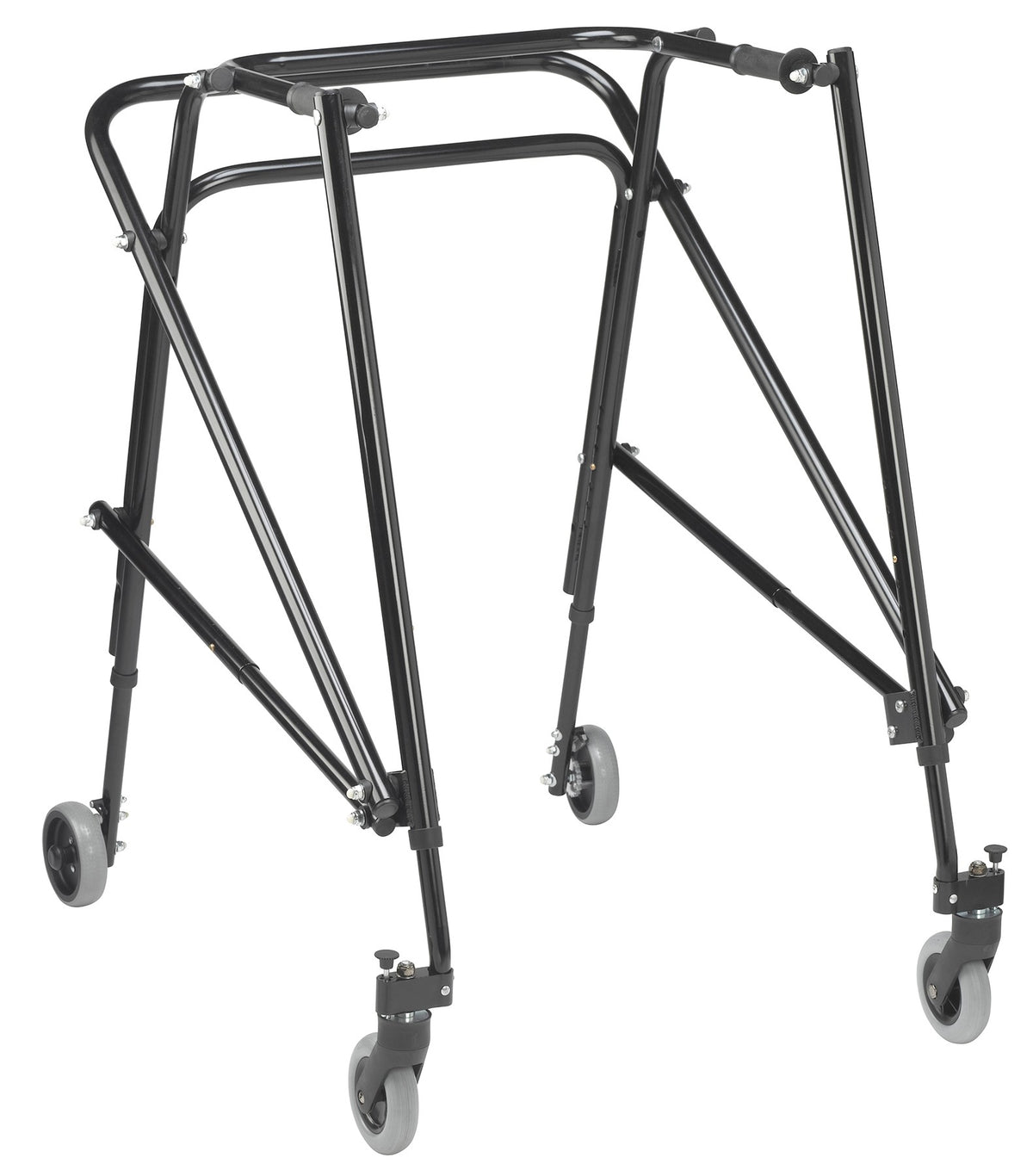 Drive Nimbo Rehab Lightweight Posterior Posture Walker with Seat - Black, Extra Large