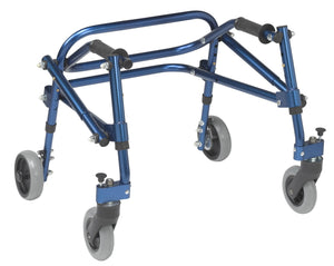 Drive Nimbo Rehab Lightweight Posterior Posture Walker with Seat - Blue, Extra small