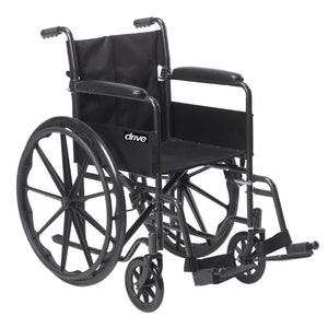 Drive 18" Sport Wheelchair with Fixed Armrests